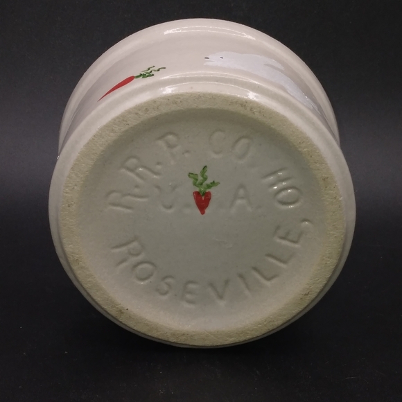 Robinson Ransbottom Handpainted Rabbits Stoneware Small Crock 2 Inch Spring - Picture 2 of 12